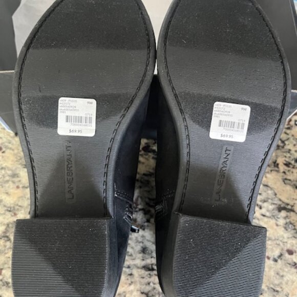 Lane Bryant Faux Suede Scrunch Ankle Boot Booties Size 9W NEW - Picture 3 of 8